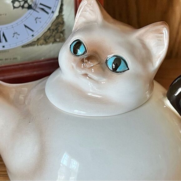 VTG Norcrest Siamese Cat Teapot - Picture 5 of 10